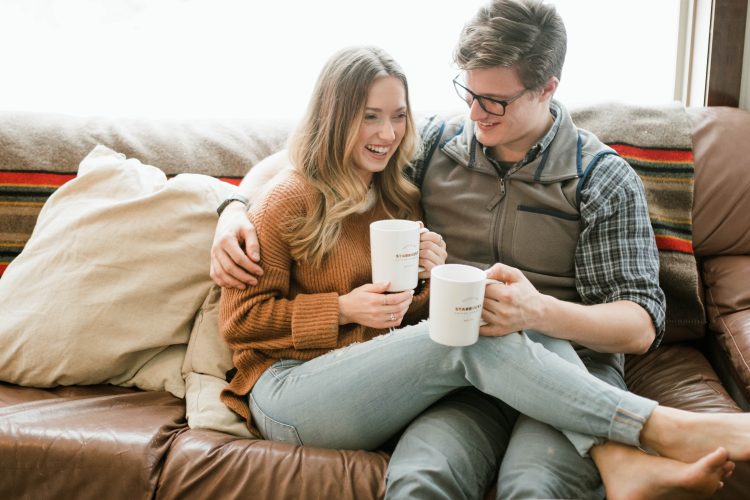 Cozy In-Home Session: Mariah + Tanner