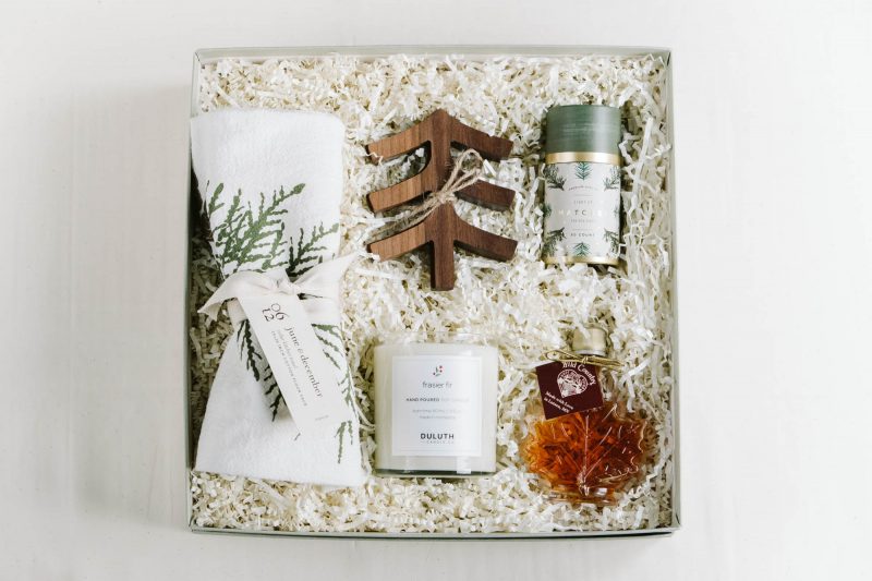 White Spruce Market gift box